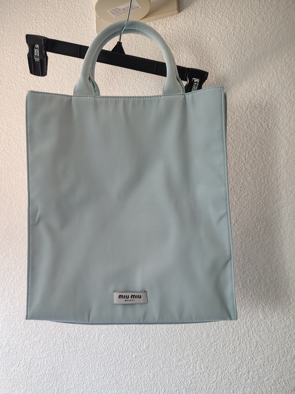 Miu Miu Light Blue Tote Bag